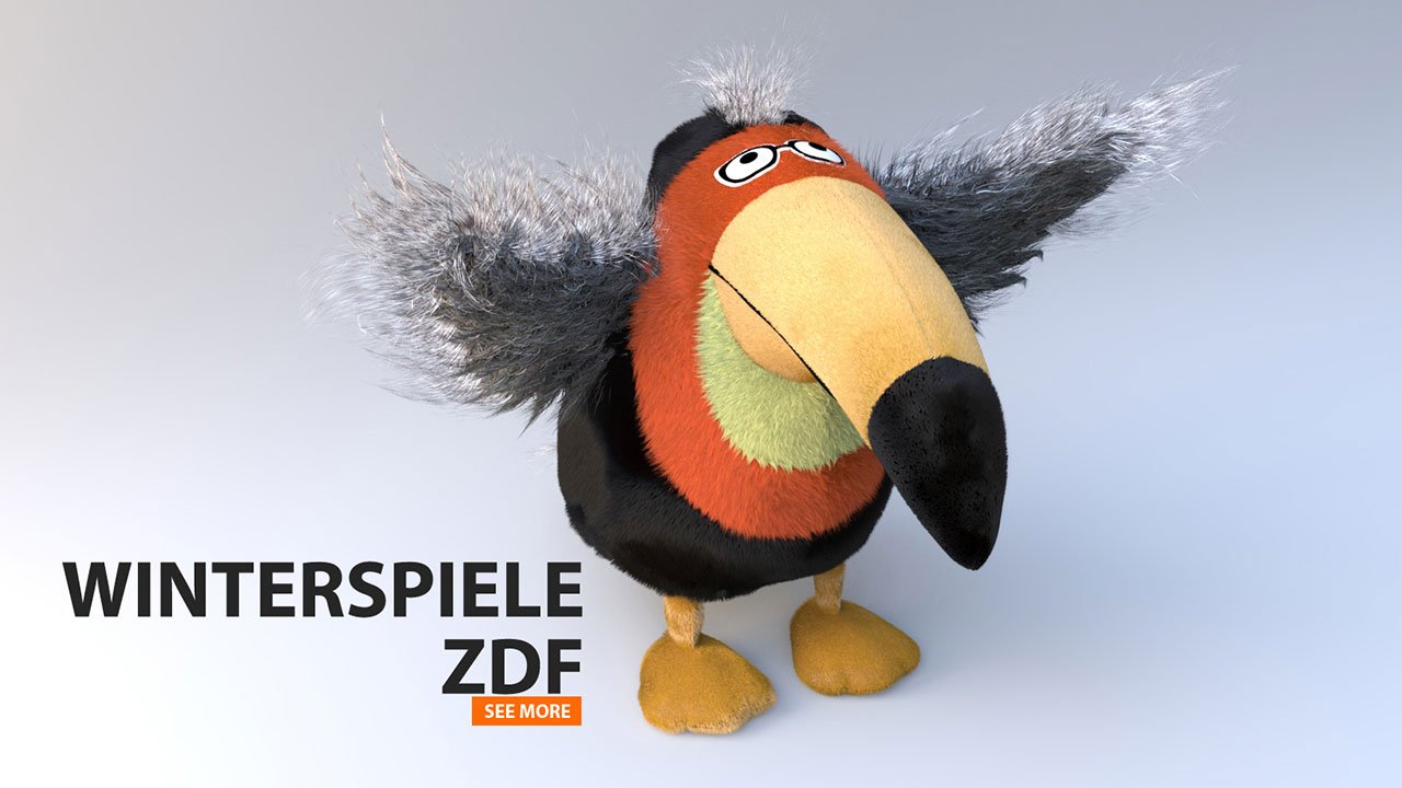 ZDF Winterspiele | 3D-Character-Animation