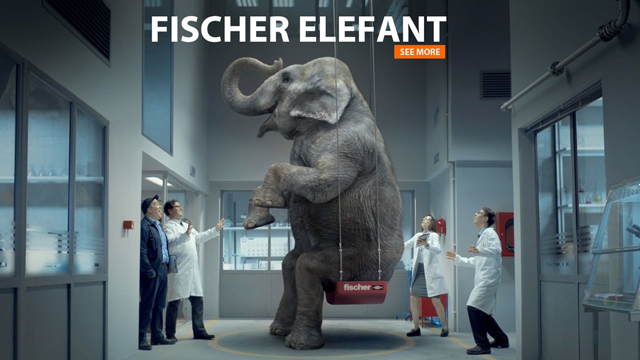 FISCHER | 3D Elefant Animation
