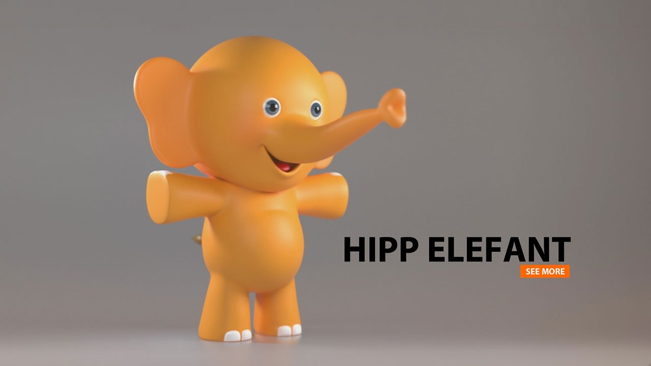 HIPP Elefant | 3d Modeling