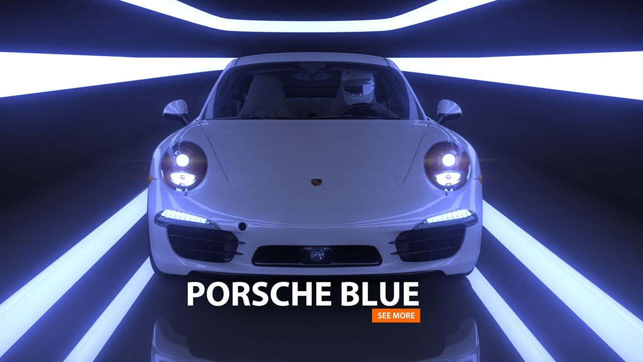 PORSCHE 911 Blue | 3d-Animation