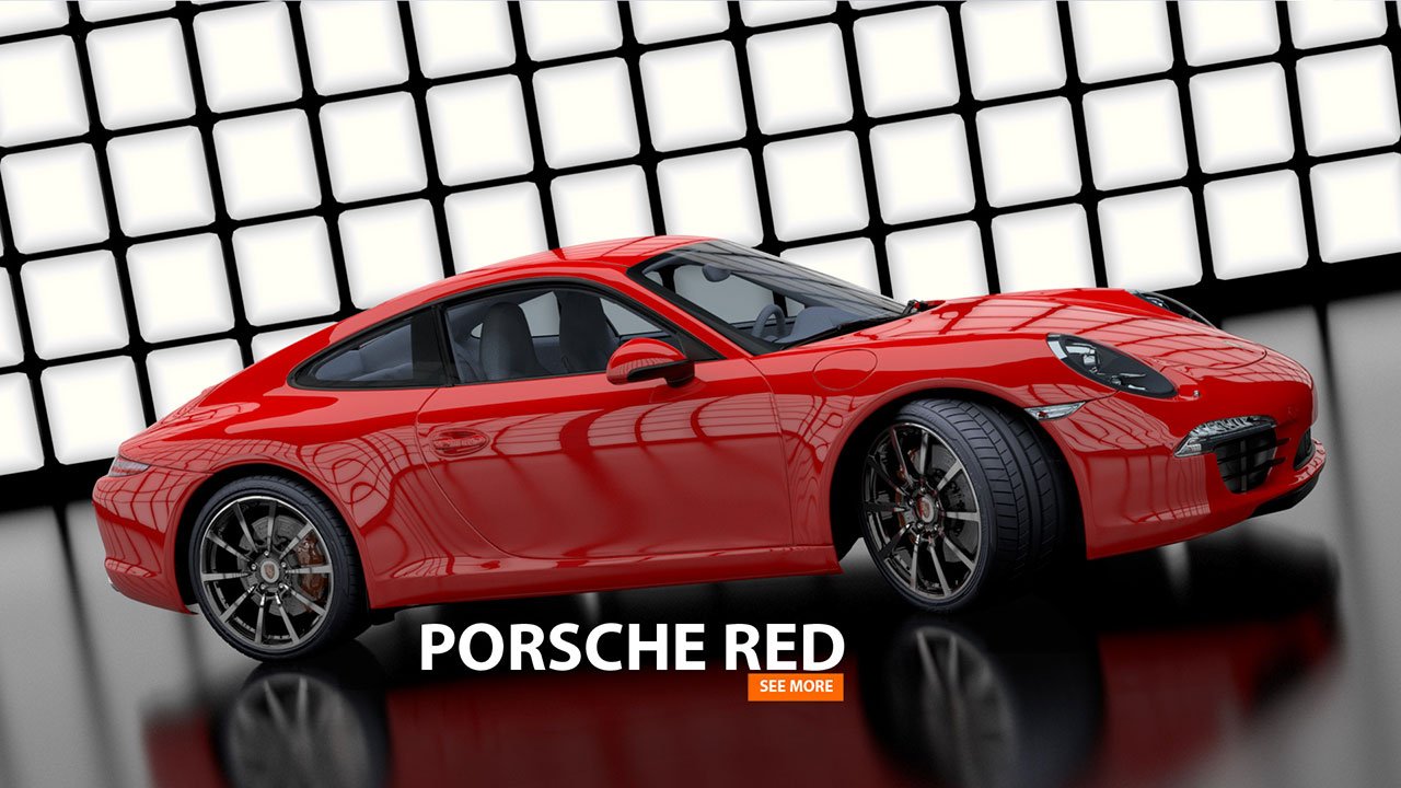 PORSCHE 911 Red | 3d-Animation